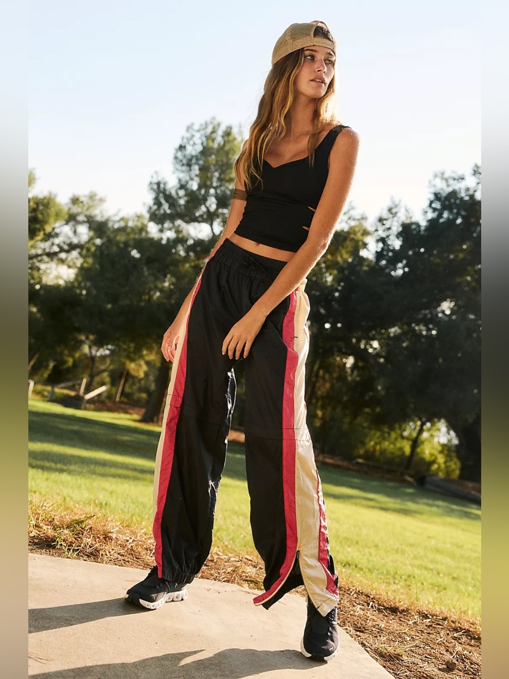 Fp Movement End Zone Black Track Pants M